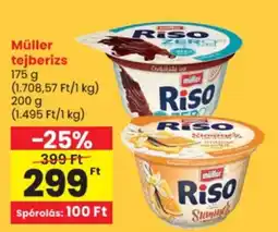 Spar Müller tejberizs ajánlat
