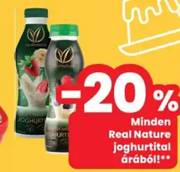 Spar Real Nature joghurtital ajánlat