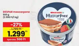Interspar Despar mascarpone ajánlat