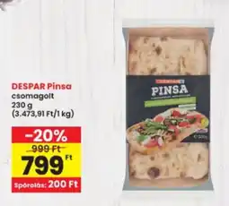 Interspar Despar pinsa ajánlat