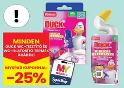 Spar Duck wc-tisztító és wc-illatosító termék ajánlat