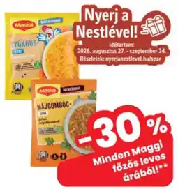 Interspar Maggi főzős leves ajánlat