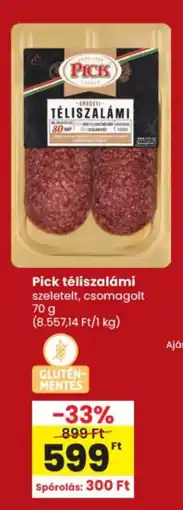 Spar Pick téliszalámi ajánlat
