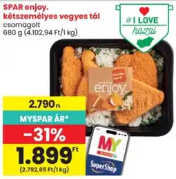 Spar spar enjoy ketszemelyes vegyes tal ajánlat