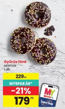 Spar Gyűrűs fánk ajánlat