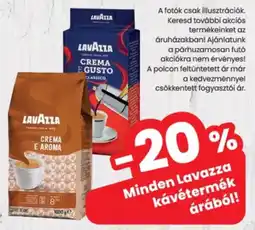 Spar Lavazza kávé ajánlat