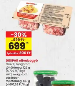 Spar despar olívabogyó ajánlat