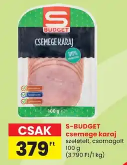 Spar S-budget csemege karaj ajánlat