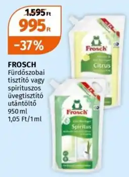 Müller Frosch fürdőszobai tisztító vagy spirituszos üvegtisztító utántöltő ajánlat