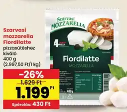 Spar Szarvasi mozzarella ajánlat