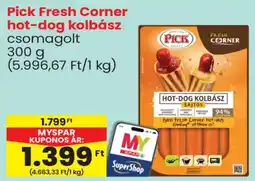 Spar Pick hot-dog kolbász ajánlat