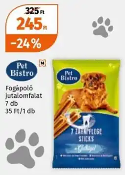 Müller Pet Bistro fogápoló jutalomfalat ajánlat