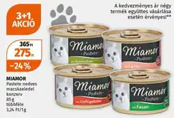 Müller Miamor pastete nedves macskaeledel konzerv ajánlat
