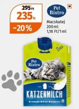 Müller Pet Bistro katzenmilch ajánlat