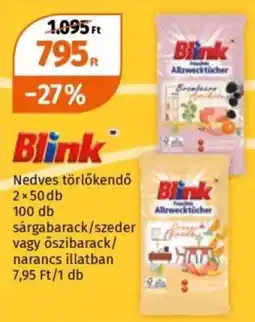 Müller Blink nedves törölkendő ajánlat