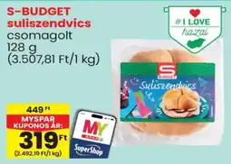 Spar S-Budget suliszendvics ajánlat