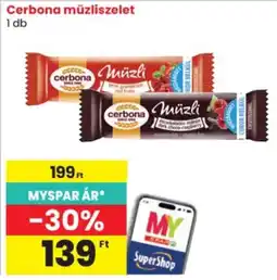 Spar Cerbona műzliszelet ajánlat