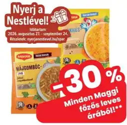 Spar Maggi főzős leves ajánlat