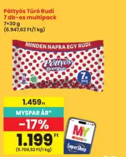 Interspar Pöttyös Túró Rudi ajánlat