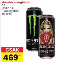 Spar Monster energiailtal ajánlat