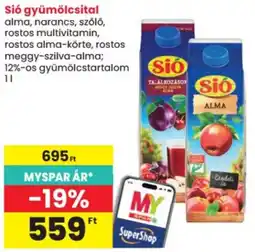 Spar Sió gyümölcsital ajánlat