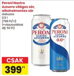 Spar Peroni nastro azzurro ajánlat