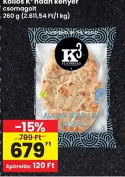 Interspar K3 naan kenyér ajánlat