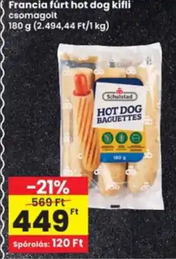 Interspar Schulstad hot dog kifli ajánlat