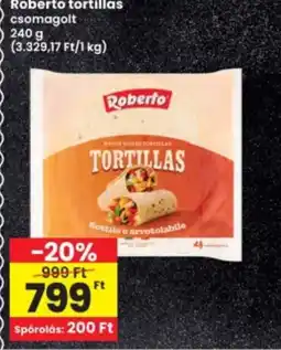 Interspar Roberto tortillas ajánlat