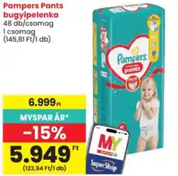 Spar Pampers pants ajánlat