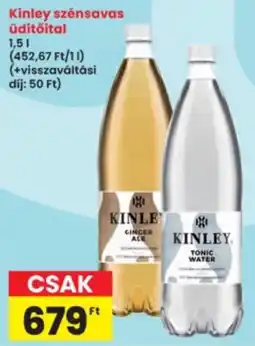 Interspar Kinley szénsavas üdítőital ajánlat
