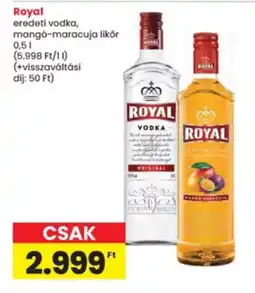 Interspar Royal vodka ajánlat