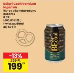 Interspar Be(er) cool premium lager sör ajánlat