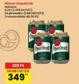 Interspar Pilsner Urquell sör ajánlat