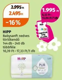 Müller Hipp babysanft nedves torlokendo ajánlat