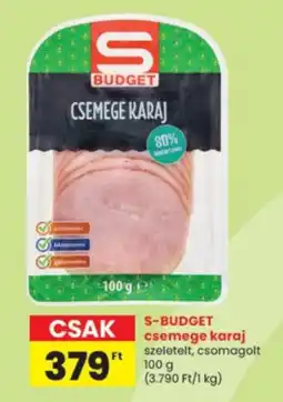 Interspar S-budget csemege karaj ajánlat