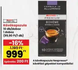 Interspar Nespresso kávékapszula ajánlat