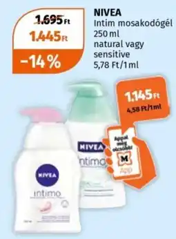 Müller Nivea intim mosakodogel ajánlat