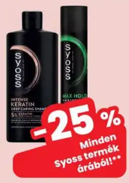Interspar Syoss termék ajánlat