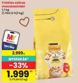 Interspar Friskies száraz macskaeledel ajánlat