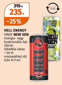 Müller Hell energy ajánlat
