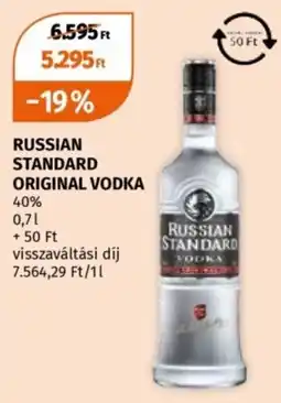 Müller Russian standard original vodka ajánlat