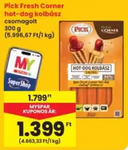 Interspar Pick hot-dog kolbász ajánlat