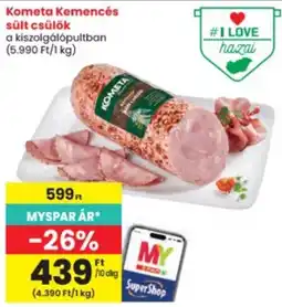 Interspar Kometa kemencés sült csülök ajánlat