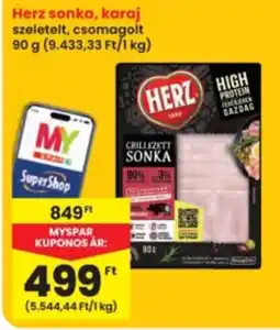 Interspar Herz sonka ajánlat