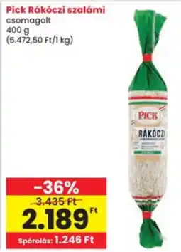 Interspar Pick rákóczi szalámi ajánlat