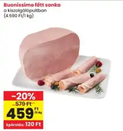 Interspar Buonissimo főtt sonka ajánlat