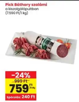 Interspar Pick báthory szalámi ajánlat