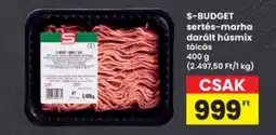 Interspar S-budget darált húsmix ajánlat