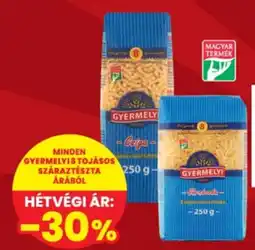 Interspar Gyermelyi tojásos száraztészta ajánlat